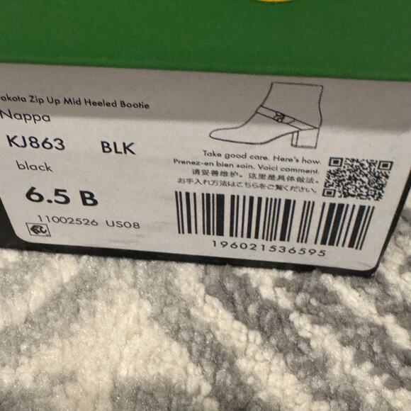 Kate Spade New York Women's Dakota Zip Up Mid Heeled Ankle Bootie Size 6.5 NWT - Picture 12 of 13